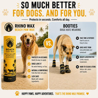 Dog Paw Protector for Hot Pavement, Asphalt, Streets & Sidewalks – Essentials for Dogs - Paw Beach Wax - image 3