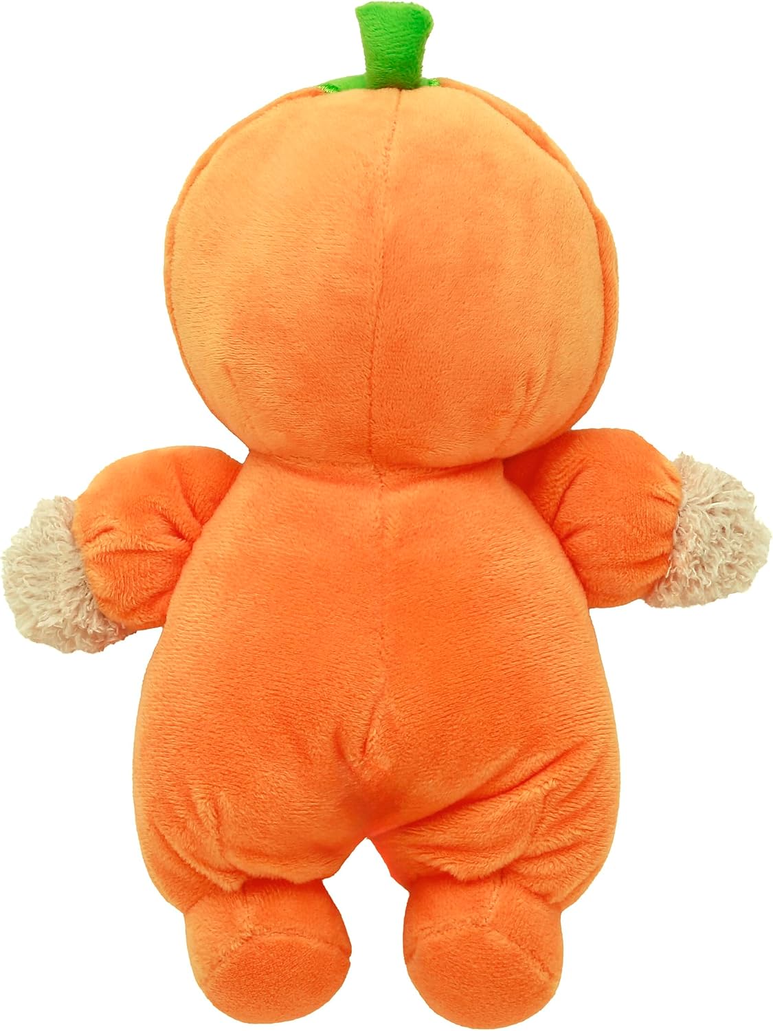 Halloween 9 inch Plush Rattle with Embroidered Jack-O-Lantern for Baby - Orange Bear - image 4