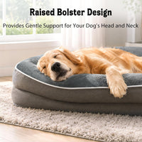 Waterproof Orthopedic Dog Bed for Large and Extra Large Dogs – Essentials for Dogs - Dark Grey / 36"L x 27"W x 7"Th - image 3