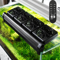 Aquarium cooling fan for fish tank with 5 speeds and adjustable clamp - view 2