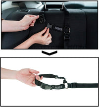 Pet Dog Cat Seat Belts, Car Headrest Restraint Adjustable Safety Leads Vehicle Seatbelt Harness 1 - 2 Pack / Black - image 4