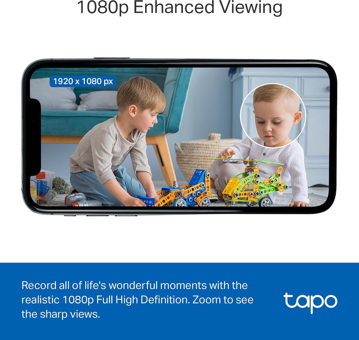 Tapo 1080P Indoor Security Camera, Baby Monitor, Dog Camera - 1080P / White / 4-Pack - image 3