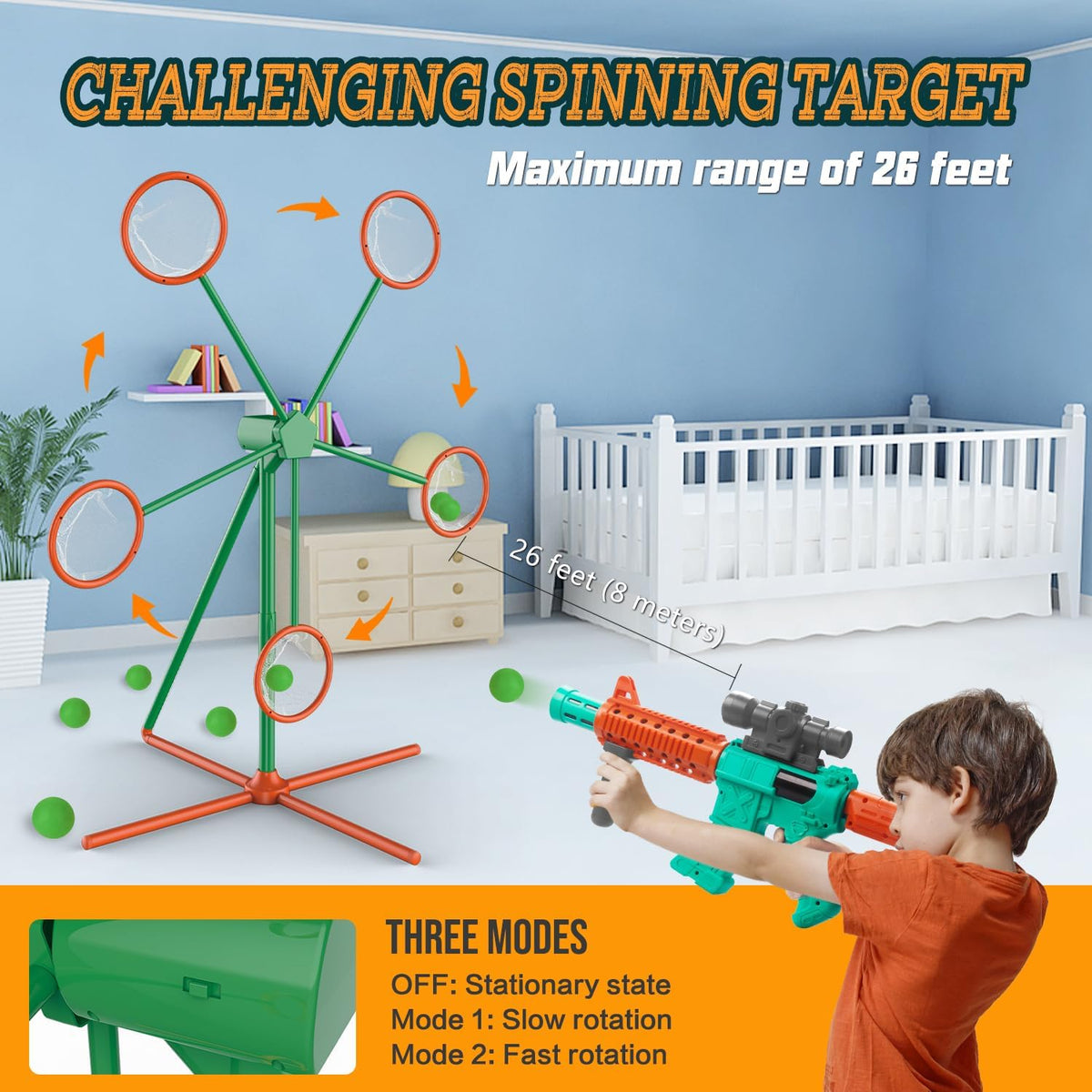 Marlrin Shooting Games Toys for Age 5 6 7 8 9 10+ Year Old Boys - image 2
