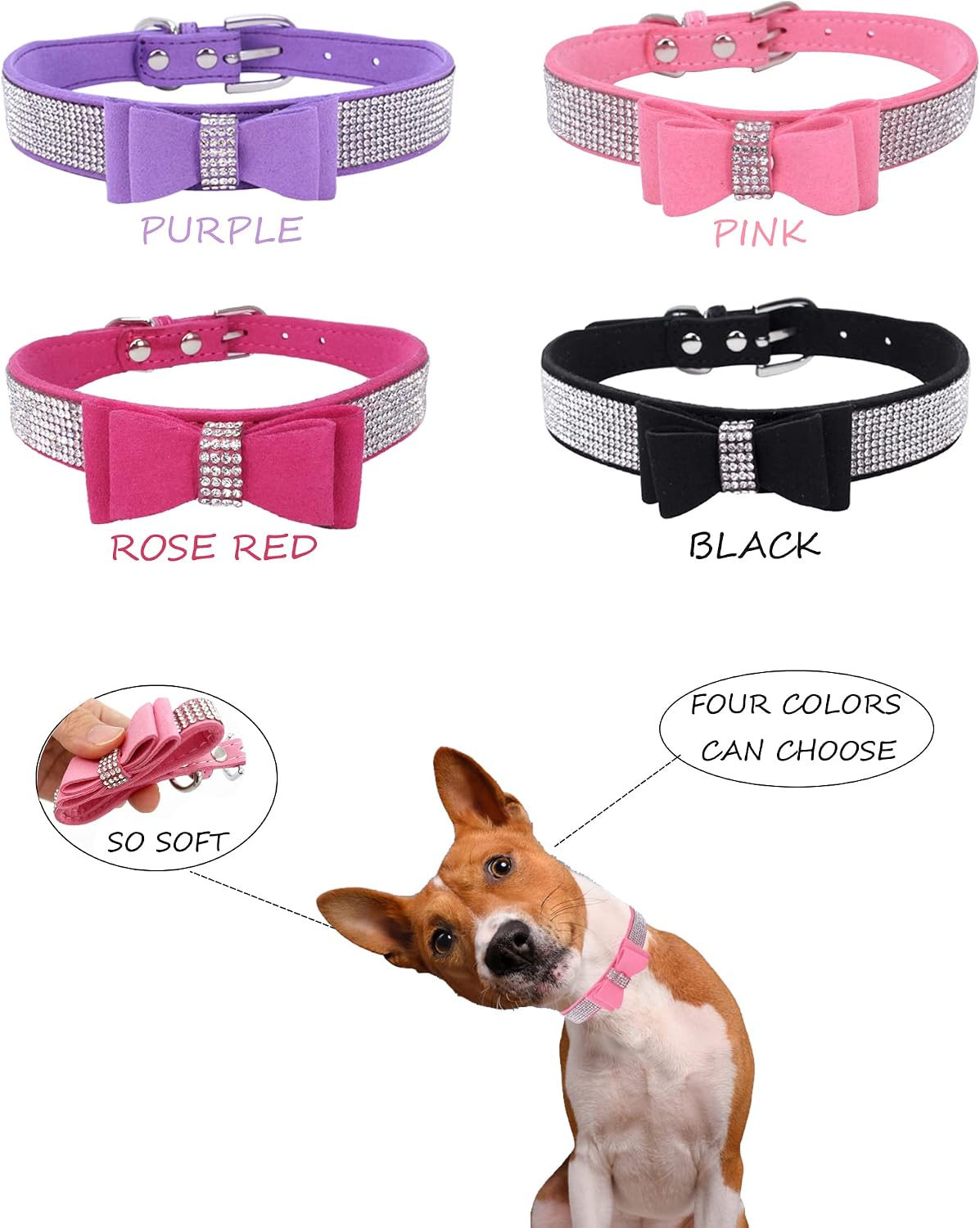 Dog Collar for Small Dogs - L / black1 - image 2