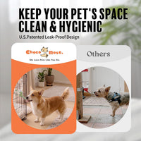 Choco Nose Patented No-Drip Dog Water Bottle/Feeder for Dogs/Cats - C590 Apple Green / Small Sized Dogs and Cats-10.2 fl.oz - image 3