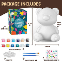 Goodyking Paint Your Own Cat Lamp Kit - Bear 1pcs - image 2