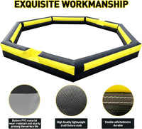 WARSUN 15 ft inflatable gaga ball pit with notched entry and built-in blower - view 25