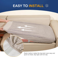 Sunsleek Dog Bed Covers Replacement Washable - Grey / 41.0"L x 29.0"W x 8.0"Th - image 3