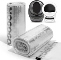 Waste Bags, Compatible with Litter Robot 4/5/3, Pre-Separated - Transparent-50pack