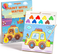 Jar Melo Paint with Water Books for Toddlers, Animals – Fun for Kids & Family - Transportation