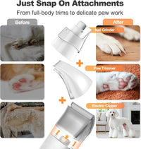 Afloia 6-in-1 Dog Grooming Vacuum Kit - White - image 3