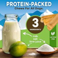 Ecokind Himalayan Chews, Healthy Treats, Odorless, Rawhide Free, Long Lasting Dog Bones for Aggressive Chewers, Indoors & Outdoor Use, Made in The Himalayas, Large (Pack of 20)