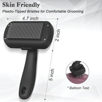 Dipoo Self Cleaning Shedding Brush - Black - image 4