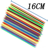 Colorful Pick Up Sticks,Toys for Fun Family Parent-Child Games 6.3Inch Long, Nostalgic Games