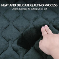 furrybaby Dog Bed Mat Flat Crate Mat with Anti-Slip Bottom Machine Washable Pet Kennel Pad for Dog Sleeping (L 42x28'', Grey Mat)