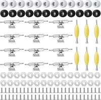 Jexine fingerboard kit with 6 sets of colorful trucks, wheels, screws and screwdrivers - view 3