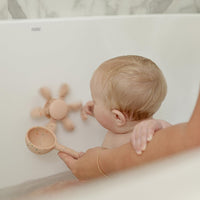 mushie Suction Spinner Ball Toy - Blush Confetti Water Wheel - image 3