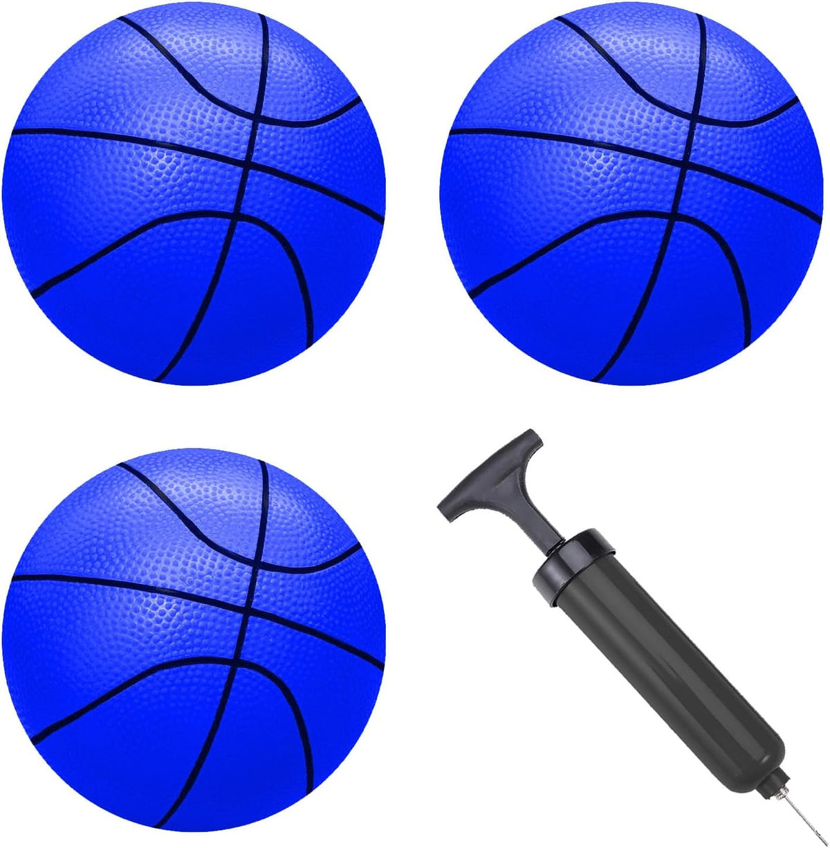 ABAJI 5 inch mini rubber basketball for kids with hand pump and needle - view 9