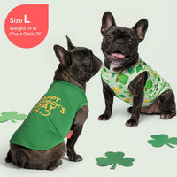 KYEESE 2Pack Dog Shirts for Medium Large Dogs Breathable Mesh Tank Top – Essentials for Dogs - Small (4-7lbs) / 7# 2Pack (St. Patrick's Day) - image 3