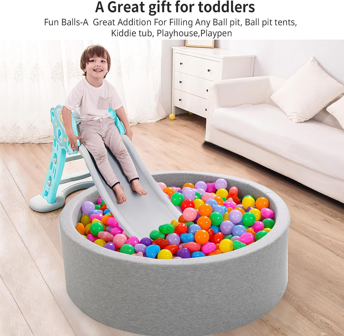 Ball Pit Balls Pack of 100 200 500 - 7colors / 50 balls - image 3