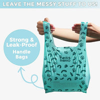 Cat Litter Bags and Dog Poop Bags with Handle, 180 Counts, Cornstarch Based Extra-Thick&100% Leak Proof,Pet Waste Bag for Kitty and Doggie (Lavender Scented)