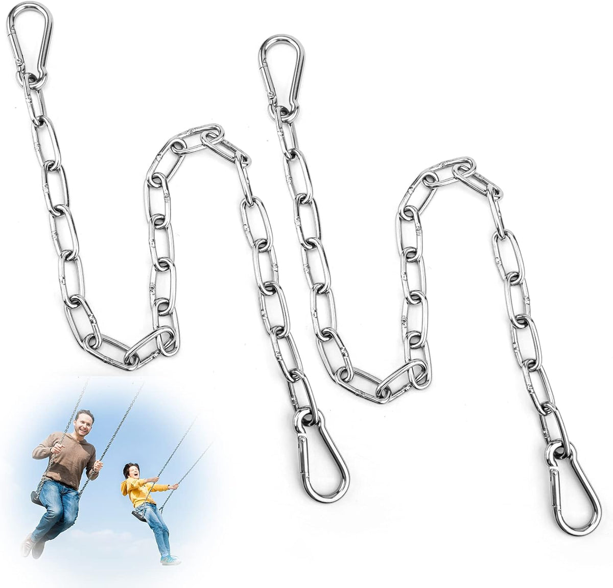 Hanging Swing Chair Chain Kit - 23.62"