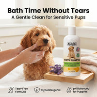 Puppy Shampoo & Conditioner, Tearless Hypoallergenic Wash - Mango - image 2