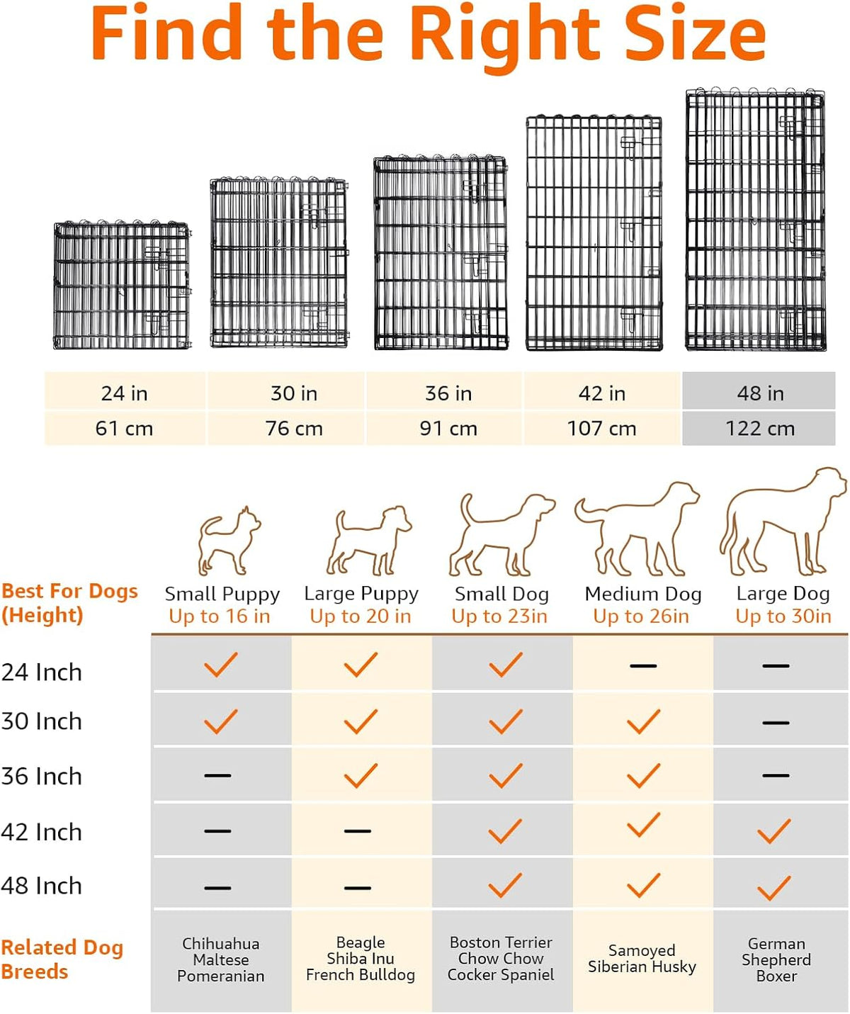 Amazon Basics Portable Foldable Octagonal Metal Exercise Dog Playpen - Single Door / 48"H - image 4