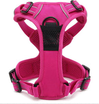 TRUE LOVE Adjustable No-Pull Dog Harness Reflective Pup Vest - M / Fushcia - image 3
