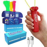 ZipString Original Rope Launcher Toy - Rock'it Red
