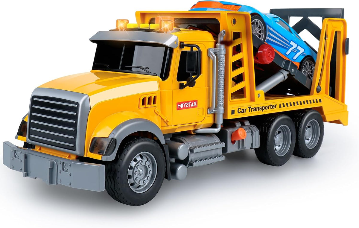 Dwi Dowellin Kid Trucks Toys for Boys Age 3-5 - transport truck