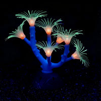ZtohPyo Glow Fish Tank Decorations - Blue Tree Coral