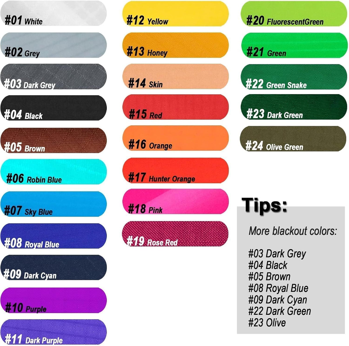 9KM DWLIFE Nylon Ripstop Fabric, 6 Color Set: 60x39 Inch - #21 Green / 3Meter: 60"x117" - image 2