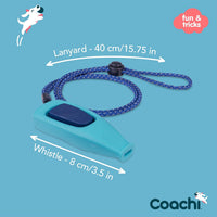 Company of Animals Coachi Whizzclick, Light Blue/Navy Button - Light Blue - image 4