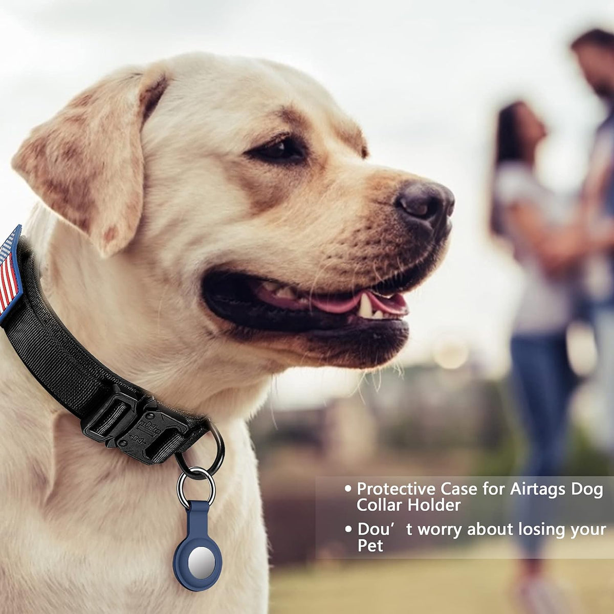 DAGANXI Tactical Dog Collar - Black / L - image 2