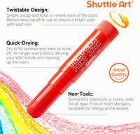 Tempera Paint Sticks, 15 Colors Solid Tempera Paint for Kids - 30 colours - image 3