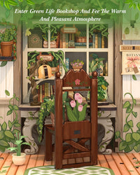 Cutefun Book Nook Kit, Bach Strings Musical Instrument Store - Green Life Bookshop - image 4
