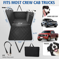 Back Seat Extender for Dogs - XL - for Full Size Crew Cab Truck / Full Size SUV / Black - image 3