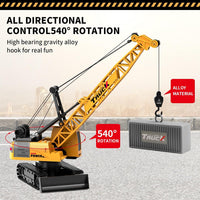 Dwi Dowellin Rc Bulldozer Toys for Boys - crawler crane - image 4