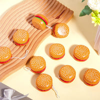 Leitee hamburger yoyo toys, 24 plastic burger shaped yo-yos for party favors - view 4