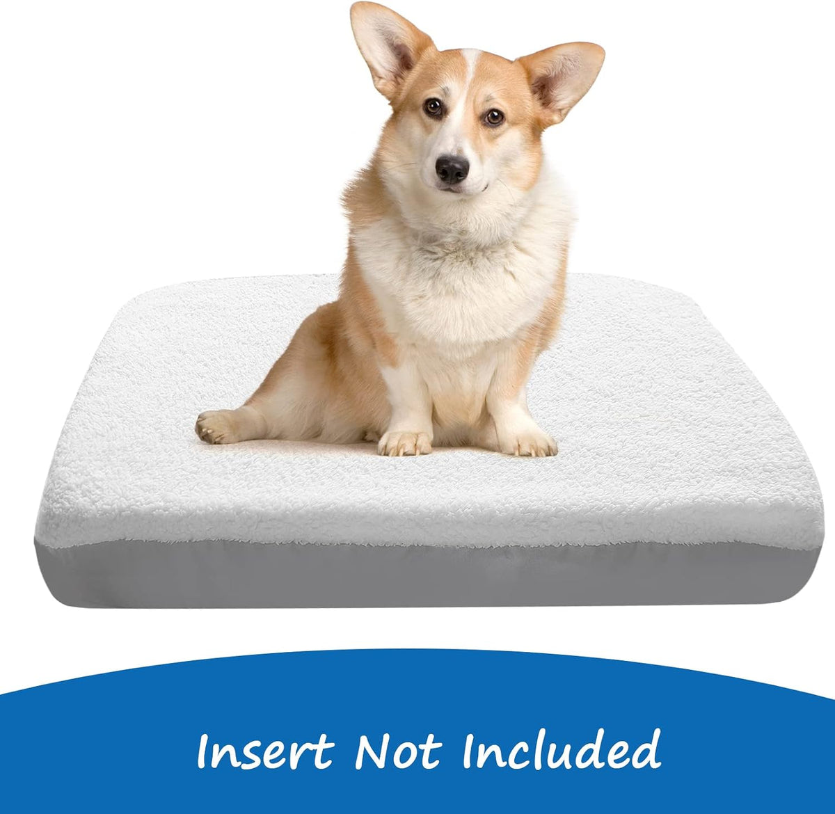 Waterproof Dog Bed Covers Replacement Washable 41 x 29 inch – Essentials for Dogs - White / 32 x 44 x 6inch - image 3