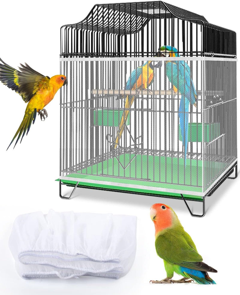 Bissap Bird Cage Seed Catcher - White