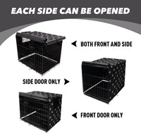 Pet Prime Dog Crate Cover Indoor/Outdoor Durable Windproof 600D - 48 Inch (48"x30"x33") - image 3
