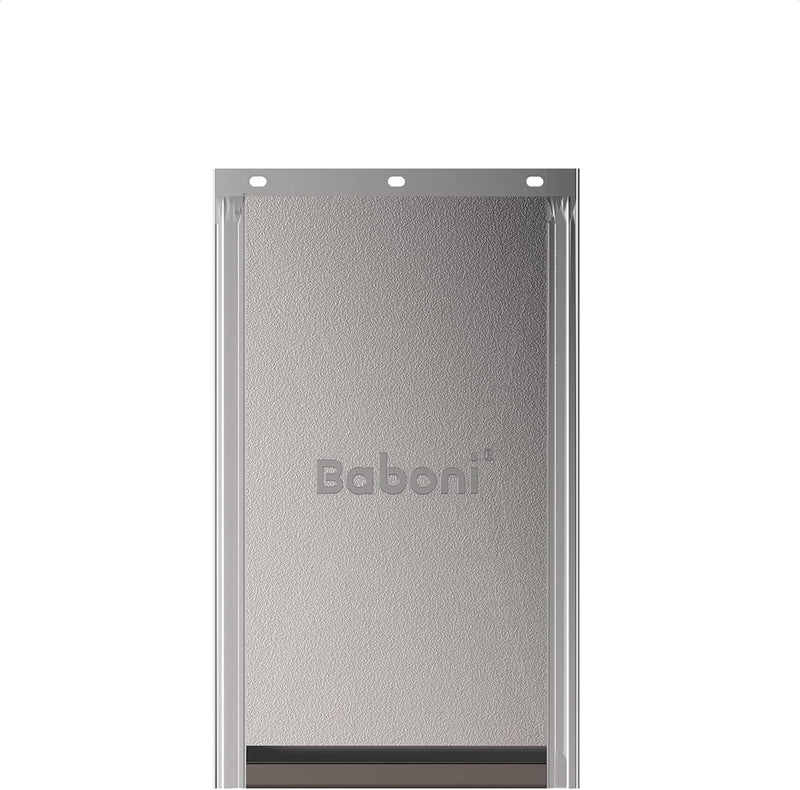 Baboni Replacement Flap for Dog and Cat Doors Including Screws - Brown Magnetic Strip / Small(Pack of 1) / For baboni metal dog door