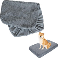 Waterproof Dog Bed Covers Replacement Washable 41 x 29 inch – Essentials for Dogs - Grey / 22 x 35 x 5inch