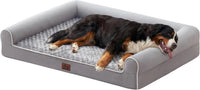 Orthopedic Large Dog Bed，Washable Dog Couch for XL Senior Dogs – Essentials for Dogs - Light Grey / 36"L x 27"W x 6.5"Th