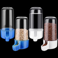 Weewooday 4 Pcs Bird Water Feeder Cage, Blue, White - Blue, White / 200 ml / Classic Style