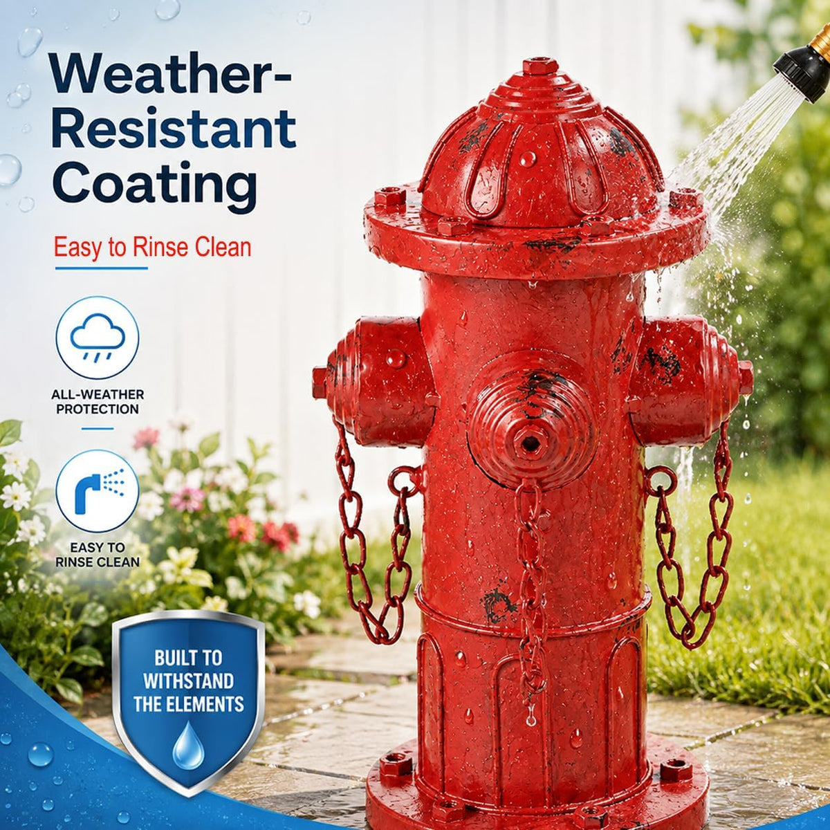 7.8" H Metal Potty Training Fire Hydrant for Dogs to Pee On Indoor - 10" - image 4