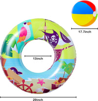 FindUWill Pool Floats Kids, Pool Swim Tubes Rings - 03- Fruit,Yellow,Blue,Purple - image 4