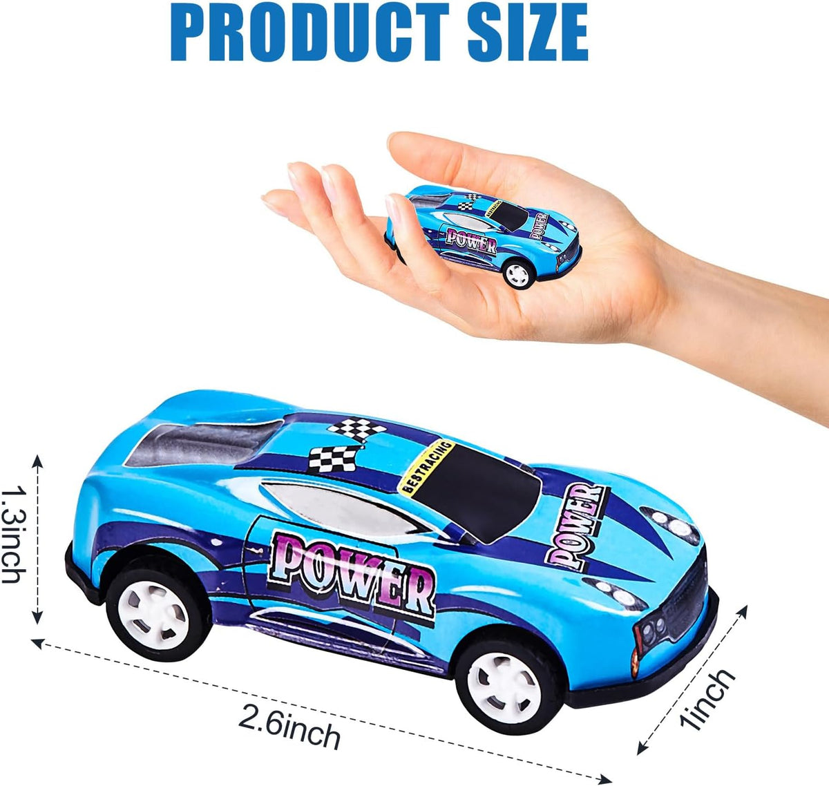 36PCS Metal Pull Back Cars, Toy Cars for Kids Ages 4-8 - image 2